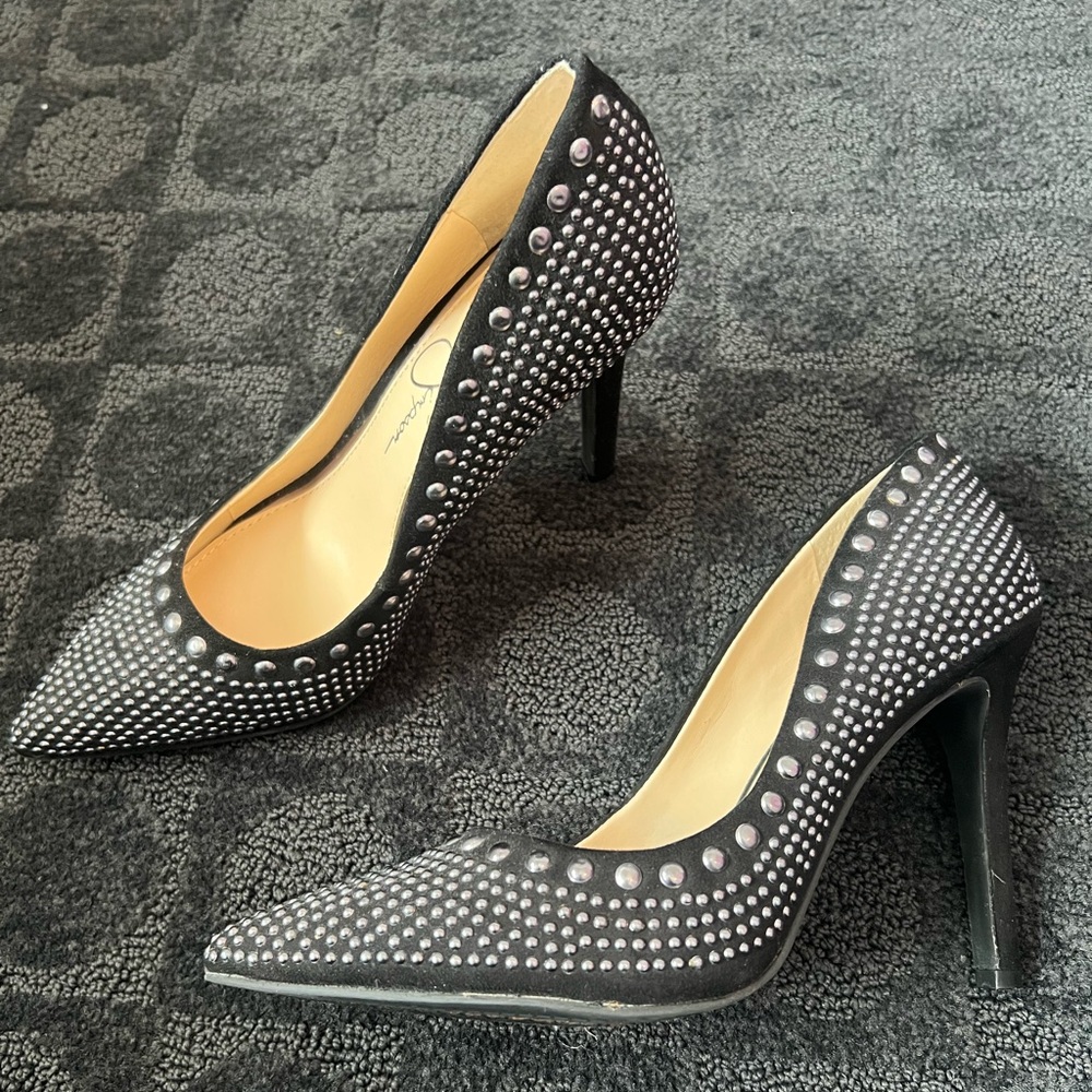 Jessica Simpson Studded Heels! 
Worn once